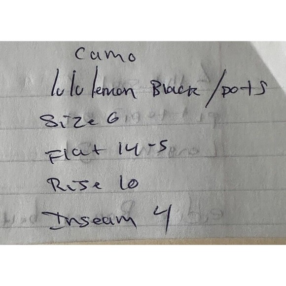 Lululemon Speed Up Shorts 6 Black cammo Women's Size 6 - Picture 7 of 7